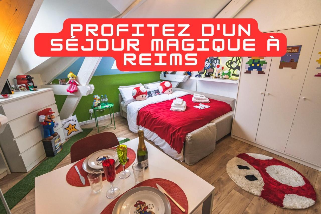 Explorereims - Studio Magique Proche Gare Et Centre Экстерьер фото